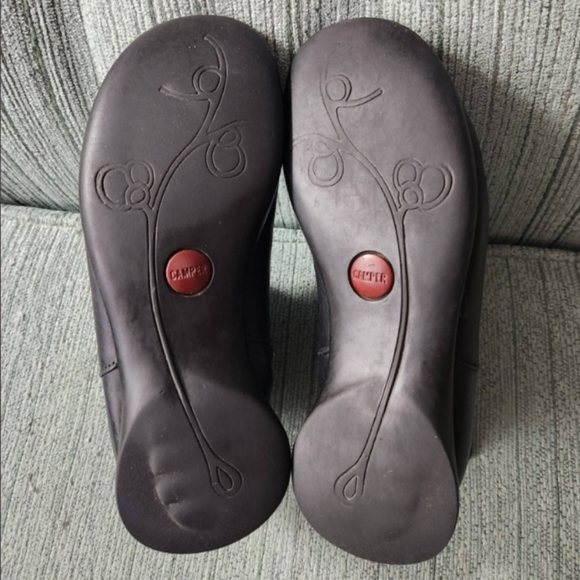 Camper Black Leather Booties - Picture 5 of 12